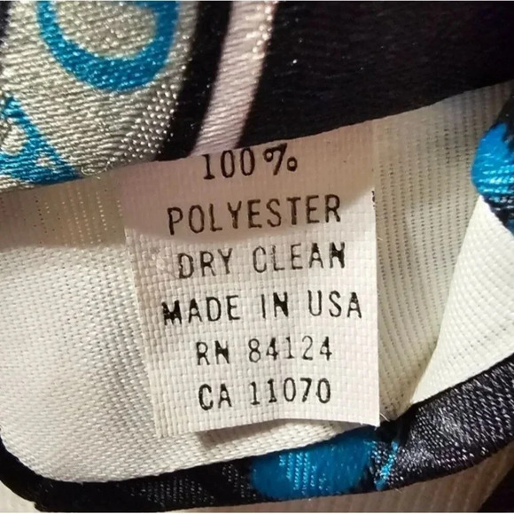 Vintage 1994 Ralph Marlin MLB Florida Marlins Men's Neck Tie Made in USA - Picture 7 of 7